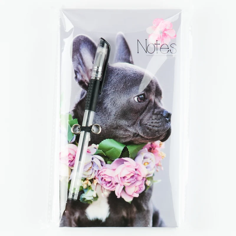 Jumbo Dog/Cat Note Pad Memo Block with Pen, 7.9-in