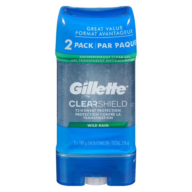 Gillette Wild Rain Deodorant 2pk. - 108g