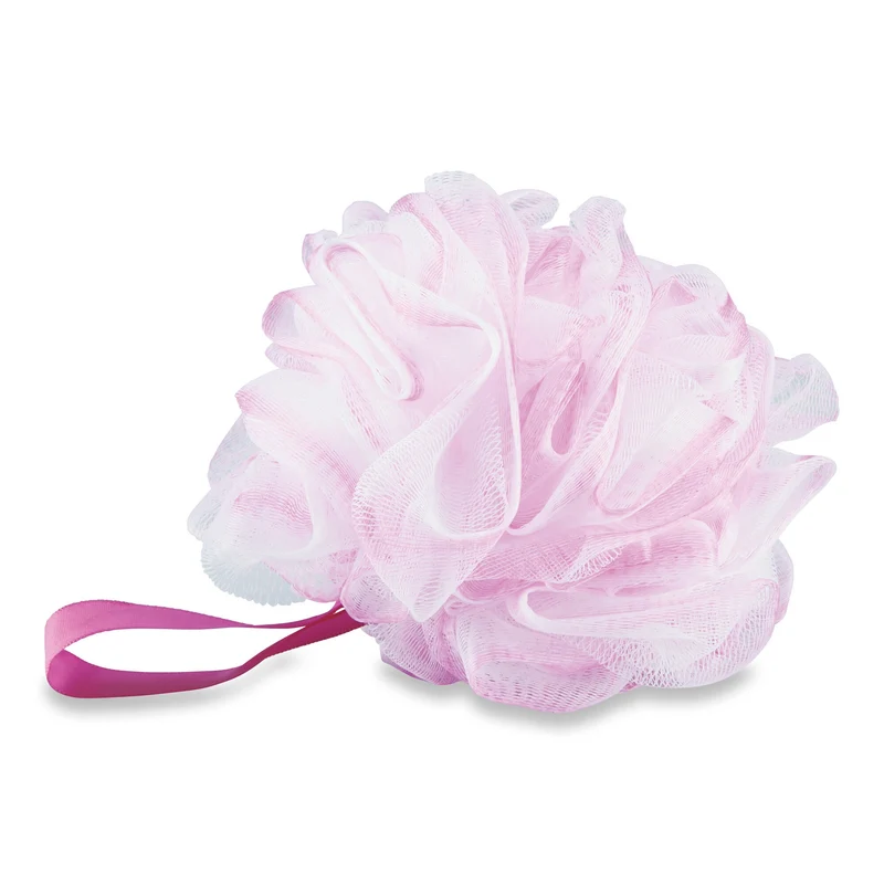 Ditto Bath Pouf with Ribbon