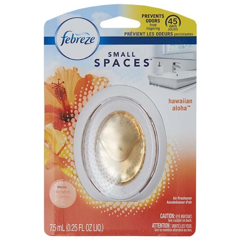 Febreze Small Spaces Hawaiian Aloha Fruity Floral Scented Air Freshener, 75-mL