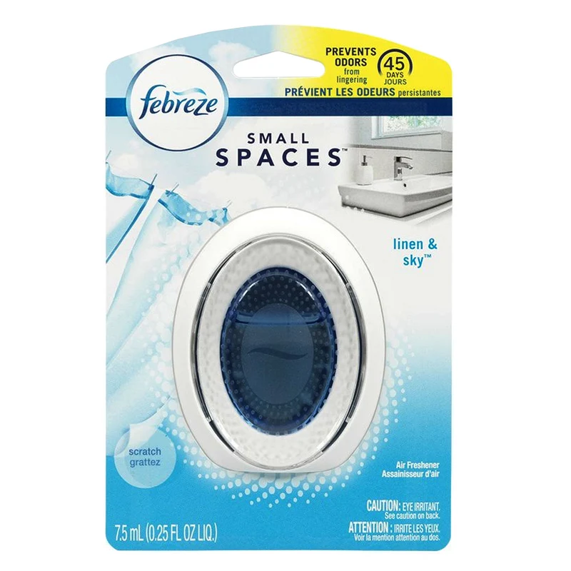 Febreze Small Spaces Linen Pear and Lily Scented Air Freshener Spray, 75-mL