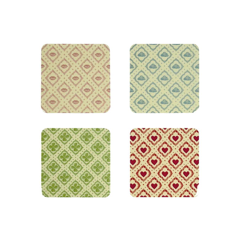 Set de 4 dessous de verre LIBERTE