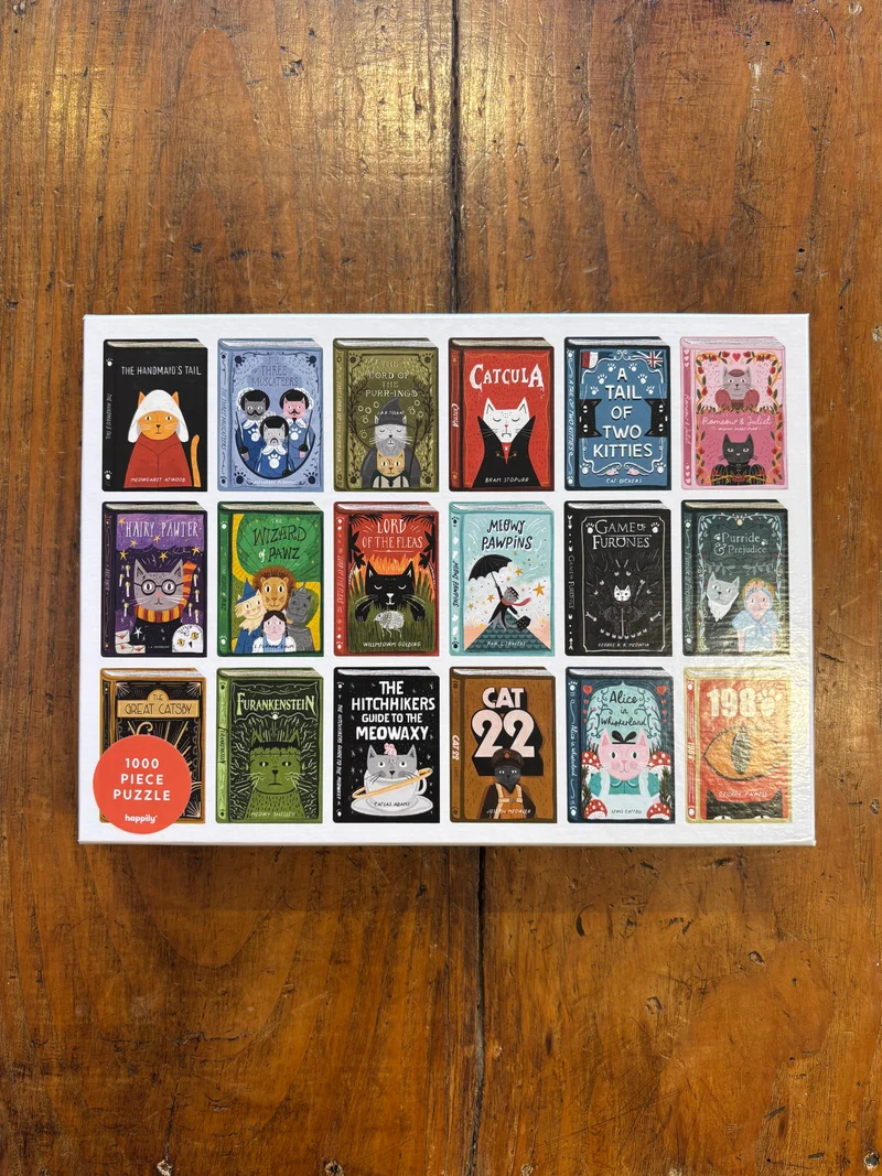 Puzzle 1000 Pièces "Book Cats" - Happily