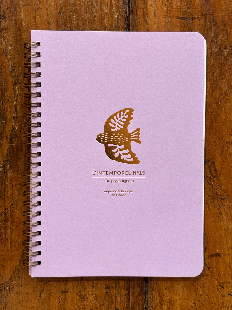 Carnet L'intemporel n°15 OISEAU - Les Éditions Du Paon