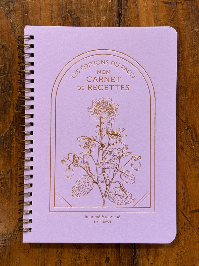 Carnet De Recettes Herboriste - Les Éditions Du Paon