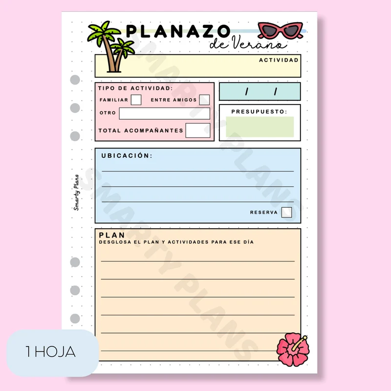 Plantilla Individual - Planazo de Verano