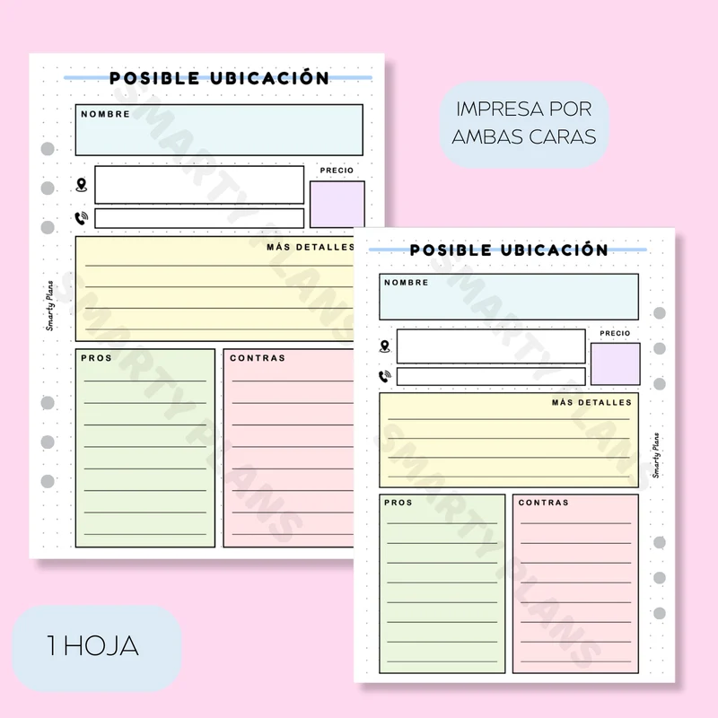 Plantilla Individual Eventos - Posible Ubicación