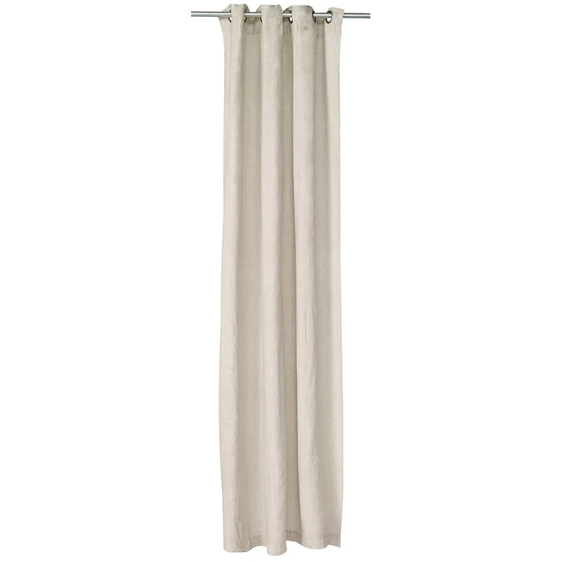 Panneau de rideau LINEN en lin naturel stone wash