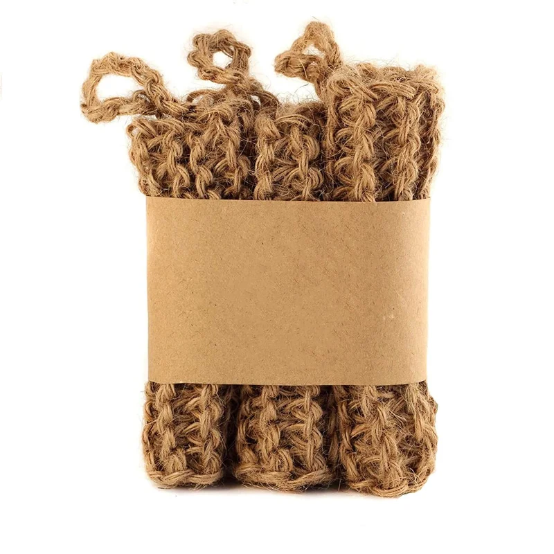 Éponge Lavable Toile de Jute