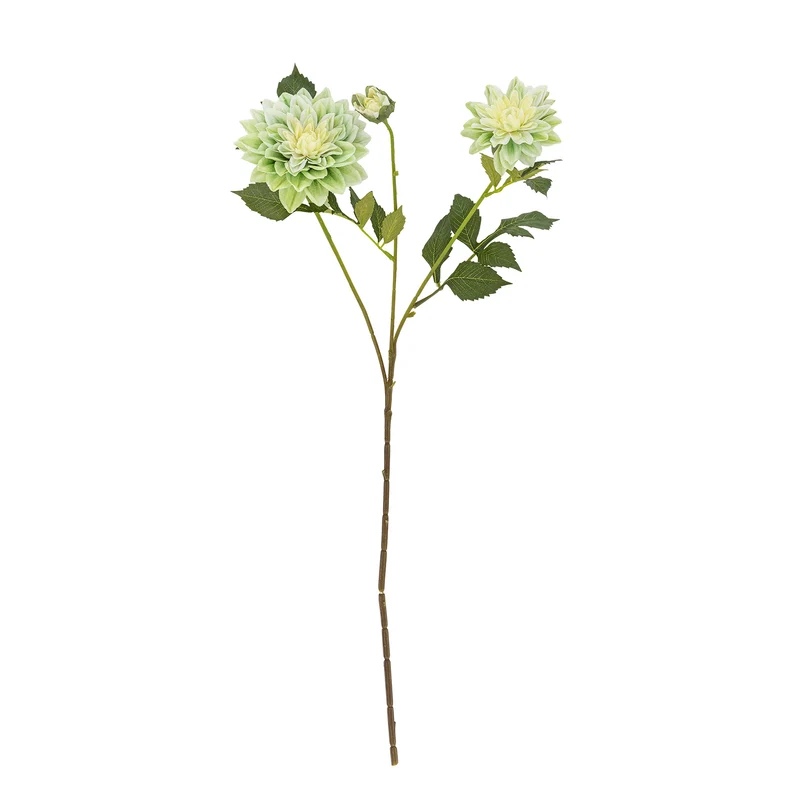 Tige décorative CHRYSANTEMUM blanc-vert