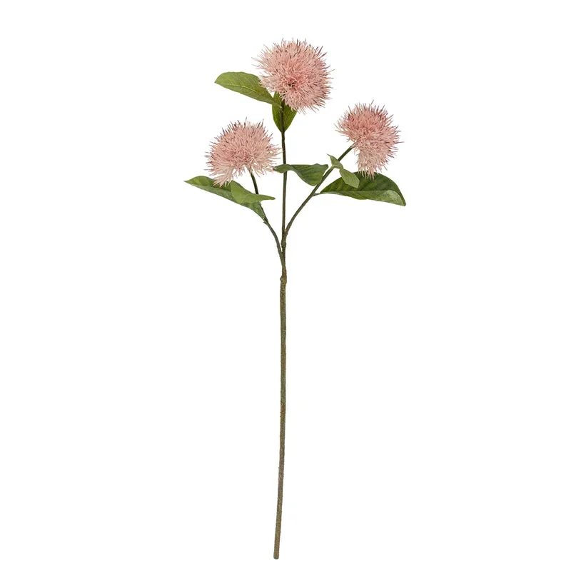 Tige décorative CHRYSANTEMUM rose pompon