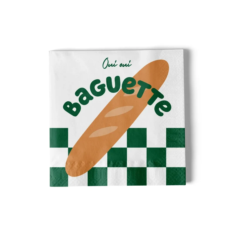 Serviettes en papier BAGUETTE