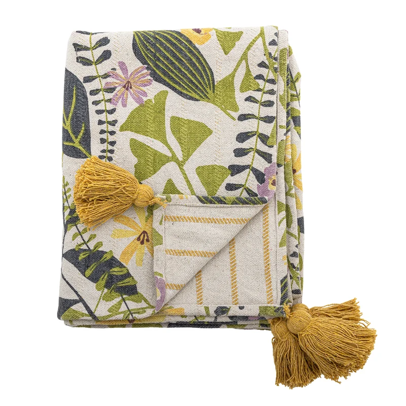 Plaid CAMELIE - coton recyclé