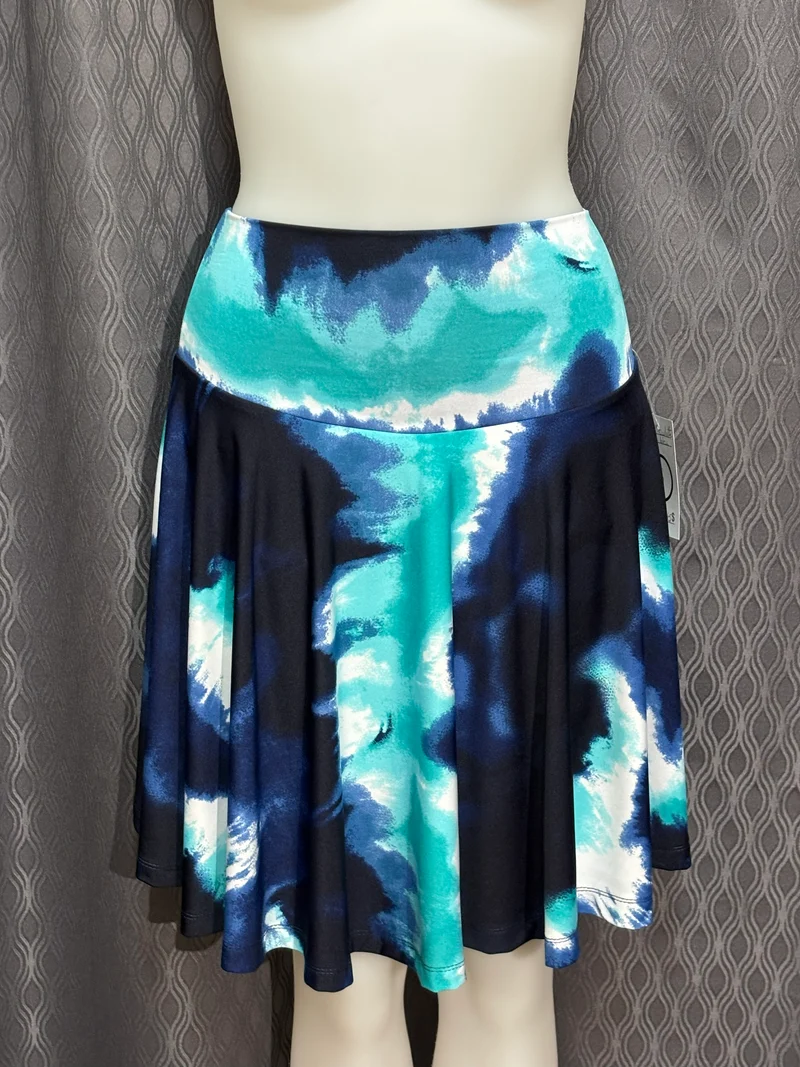 Jupe-Culotte Multi Bleu