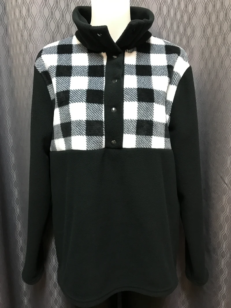 Chandail Polar Noir/Blanc