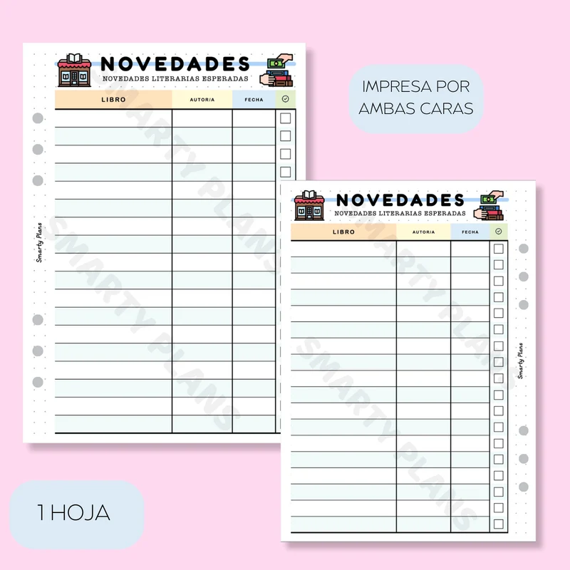 Plantilla Ocio - Novedades Literarias