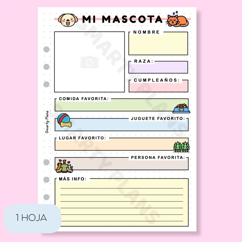 Plantilla Individual - Mascotas General