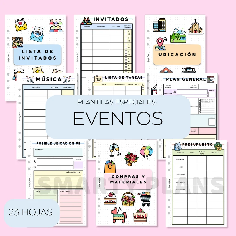 Pack Plantillas - Eventos