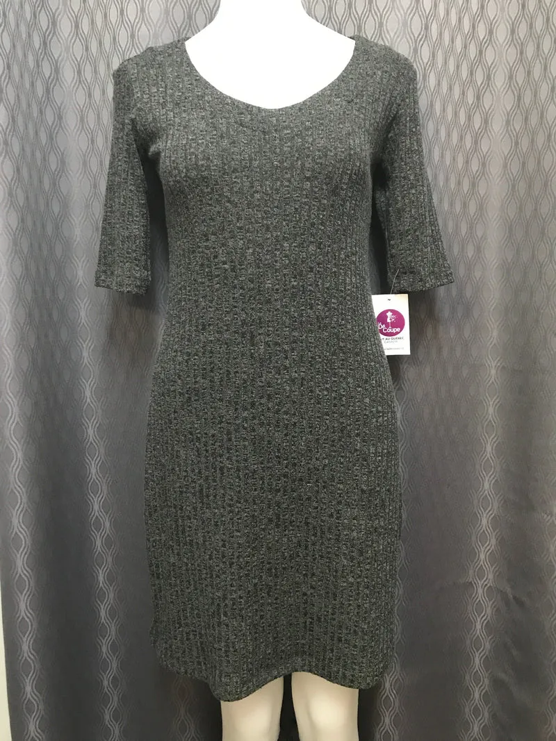 Robe Tricot Gris
