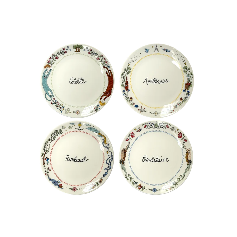 Assiettes à dessert COLETTE