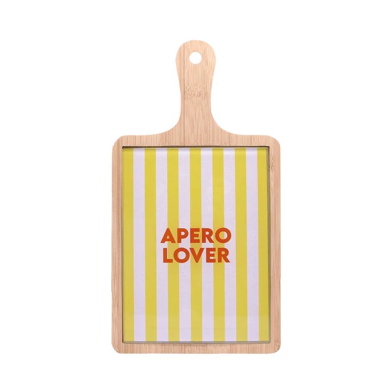 Planche APERO LOVER - rayée jaune