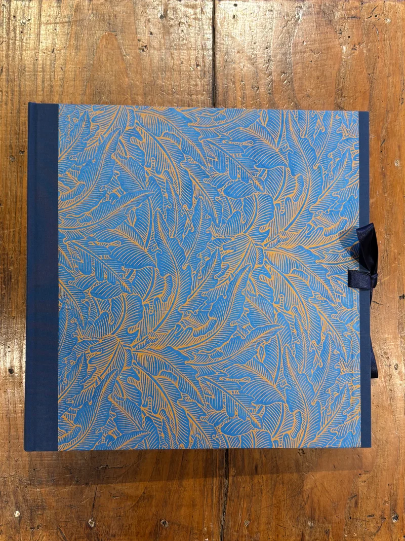 Feuillage Or/Bleu - Grand Album Photo Trait