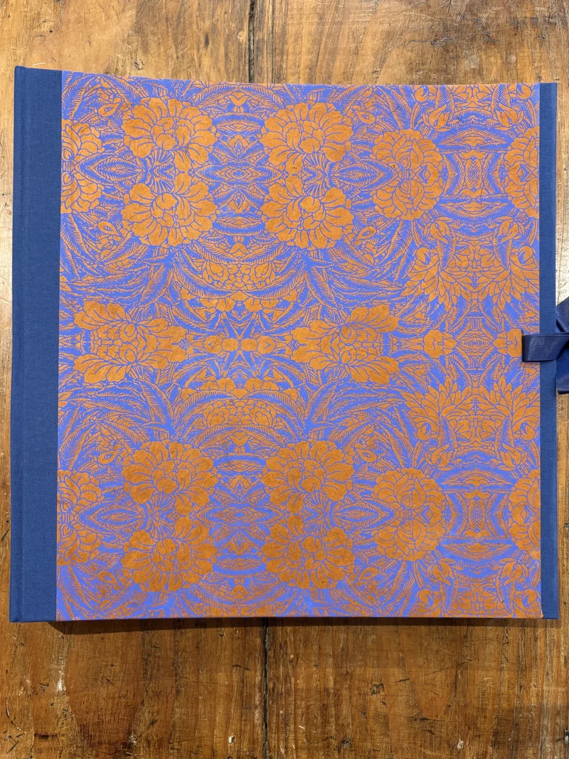 Pivoine Violet/Orange - Grand Album Photo Trait