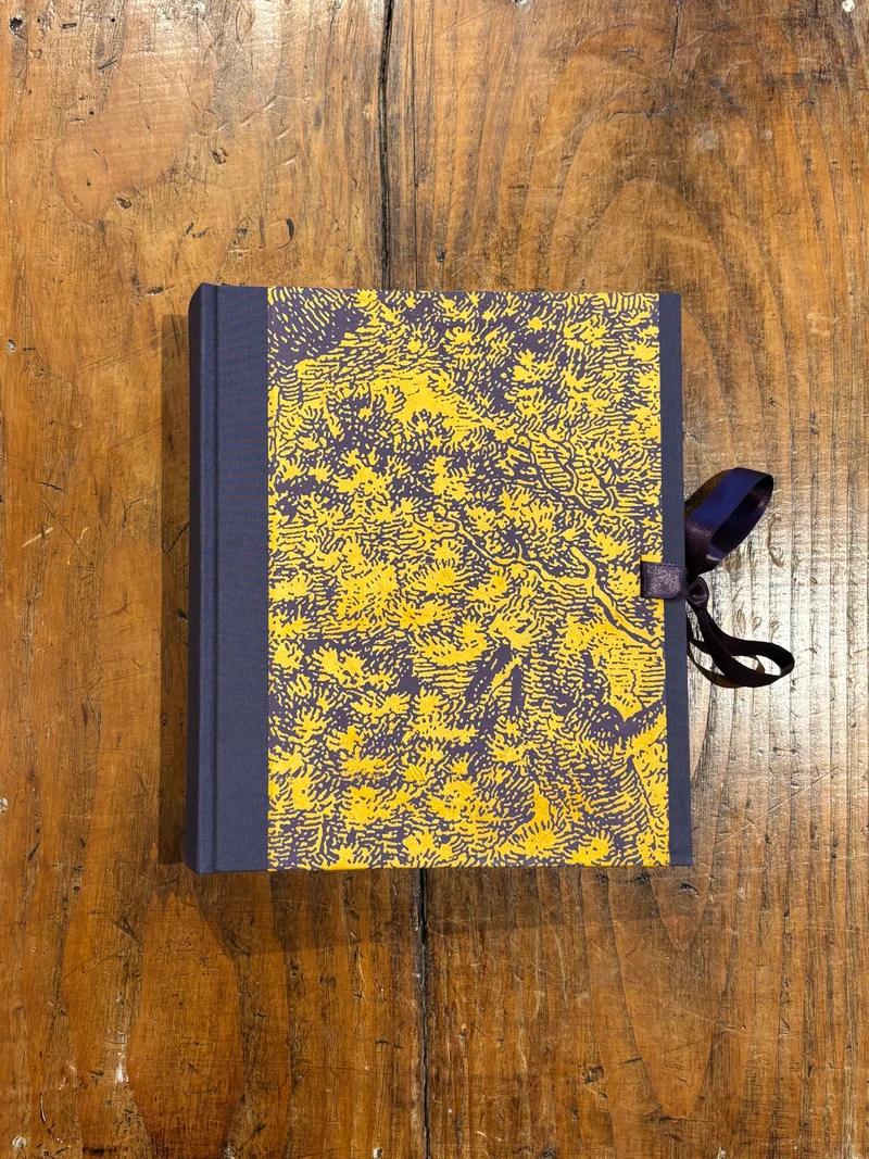 Arbre Jaune/Violet - Moyen Album Photo Trait