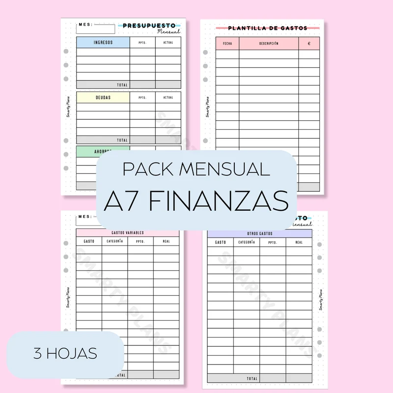 Pack Mensual A7 - Finanzas