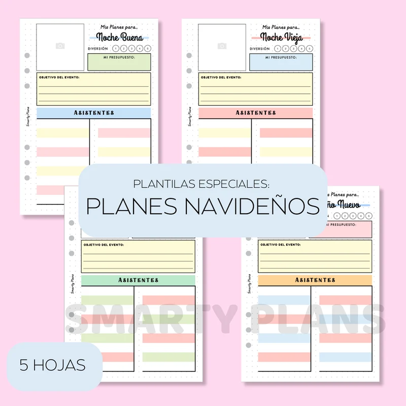 Pack Plantillas - Planes Navideños
