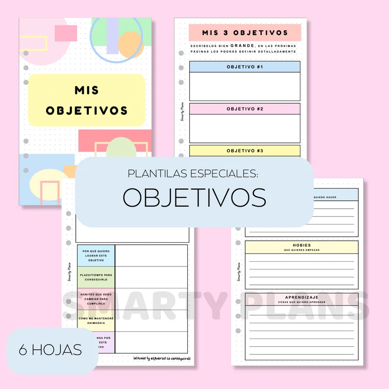 Pack Plantillas - Objetivos