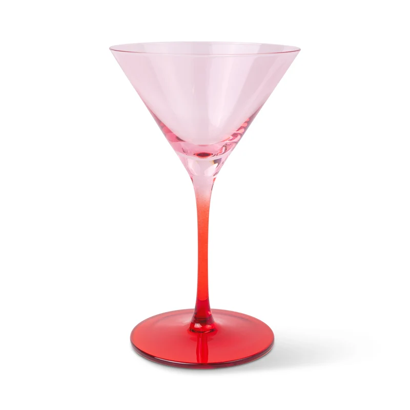 Verres Olive Martini – Blush & Cerise (lot de 2)