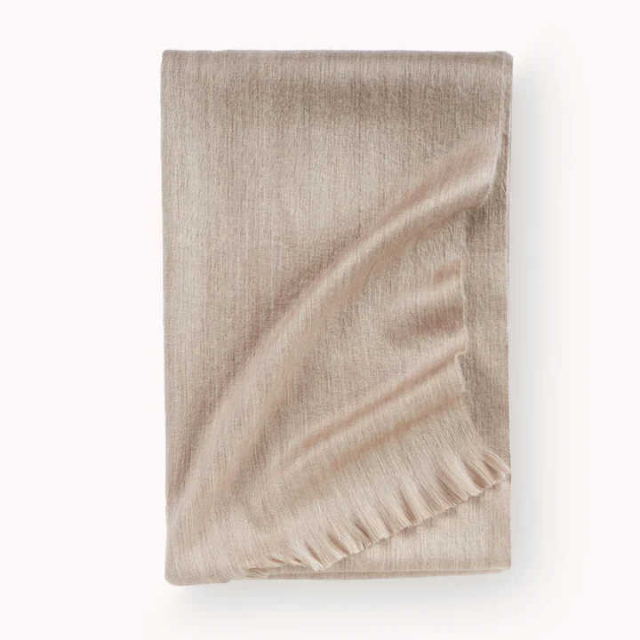 Grand jeté OMBRE en alpaga - Heathered Bronze
