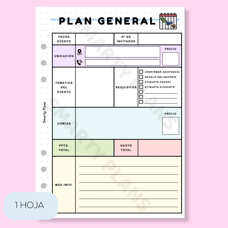 Plantilla Individual Eventos - Plan General