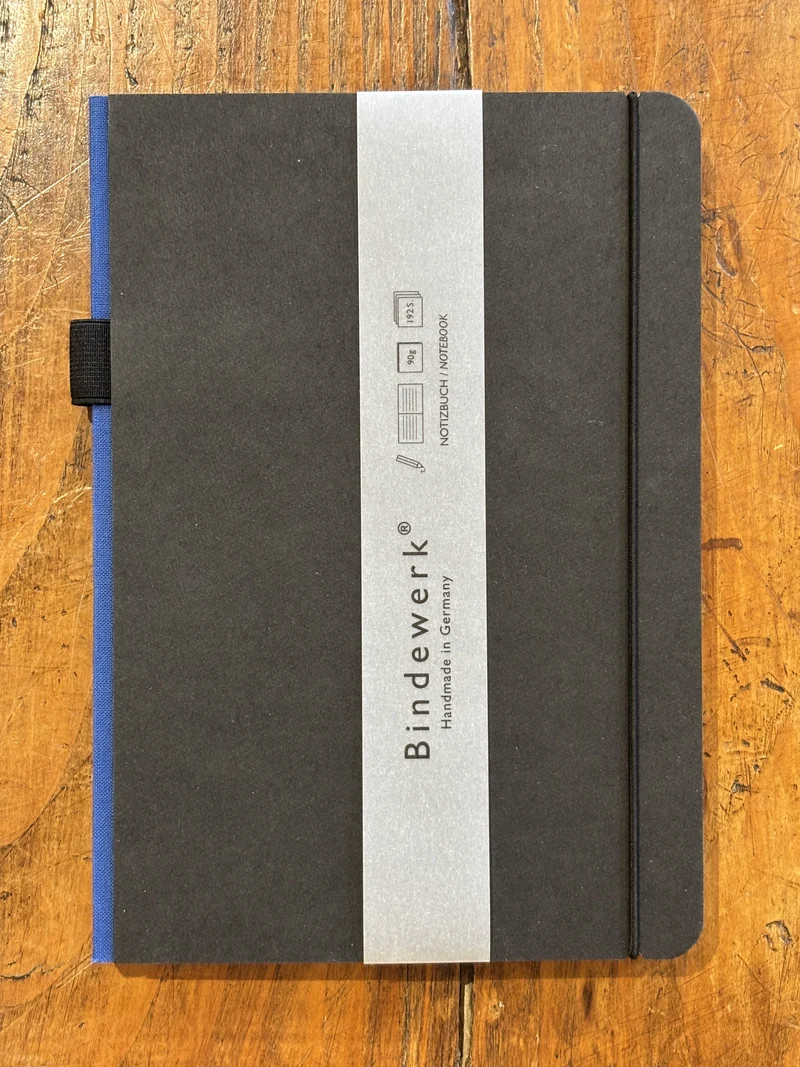 Carnet A5 Contemporary Bleu - Bindewerk