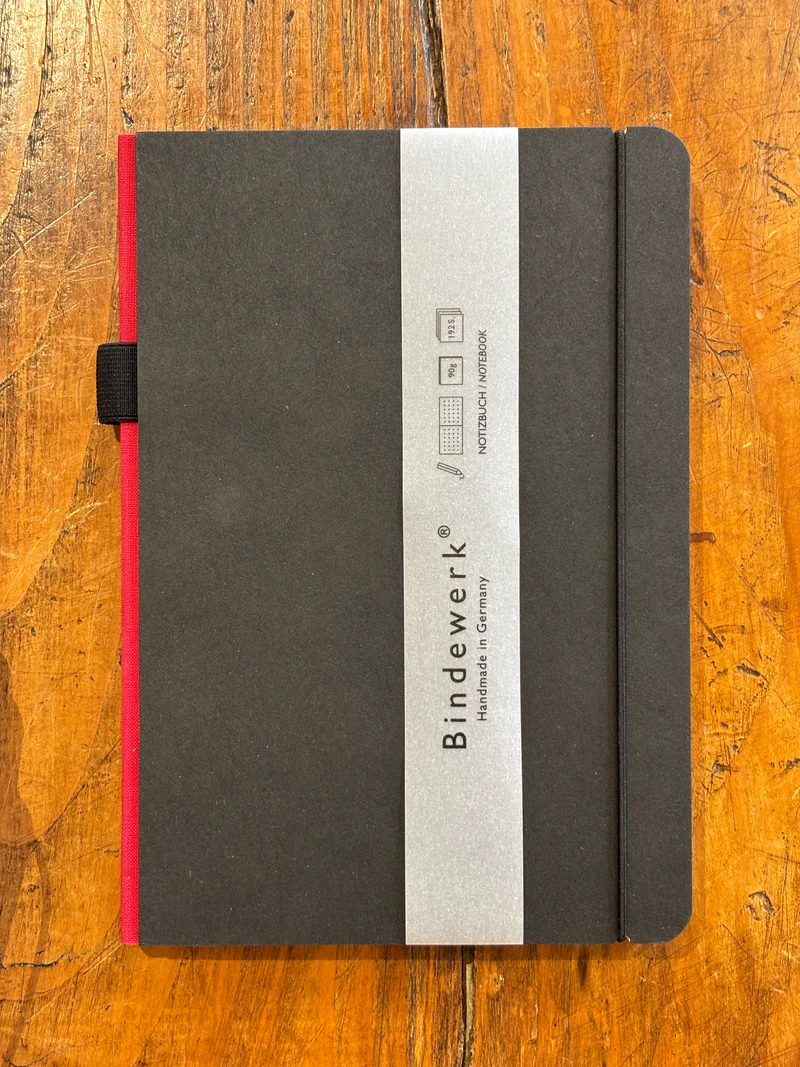 Carnet A5 Contemporary Rouge - Bindewerk