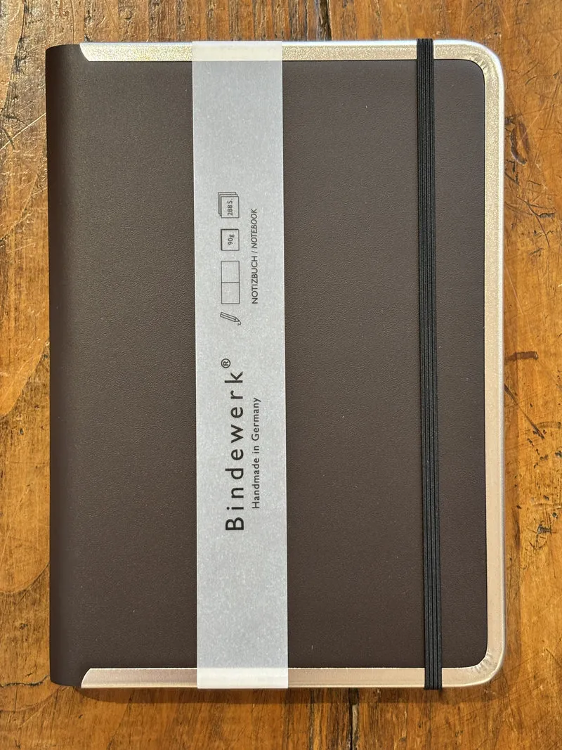 Carnet A5 Basic Leather Marron - Bindewerk