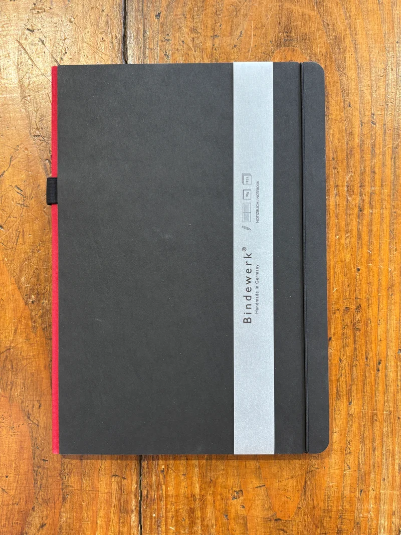 Carnet A4 Contemporary Rouge - Bindewerk