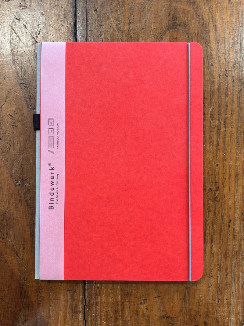 Carnet A4 Contemporary Gris/Rouge - Bindewerk