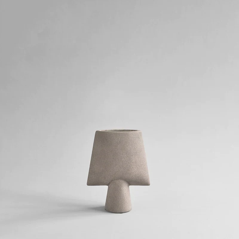 Vase décoratif Square Mini | Taupe
