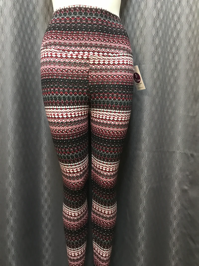 Leggings à motif rouge