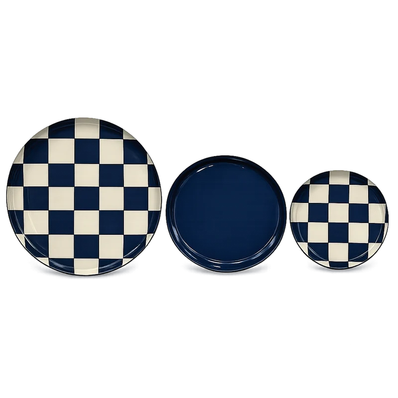 Set de 3 plateaux ronds Cuccina
