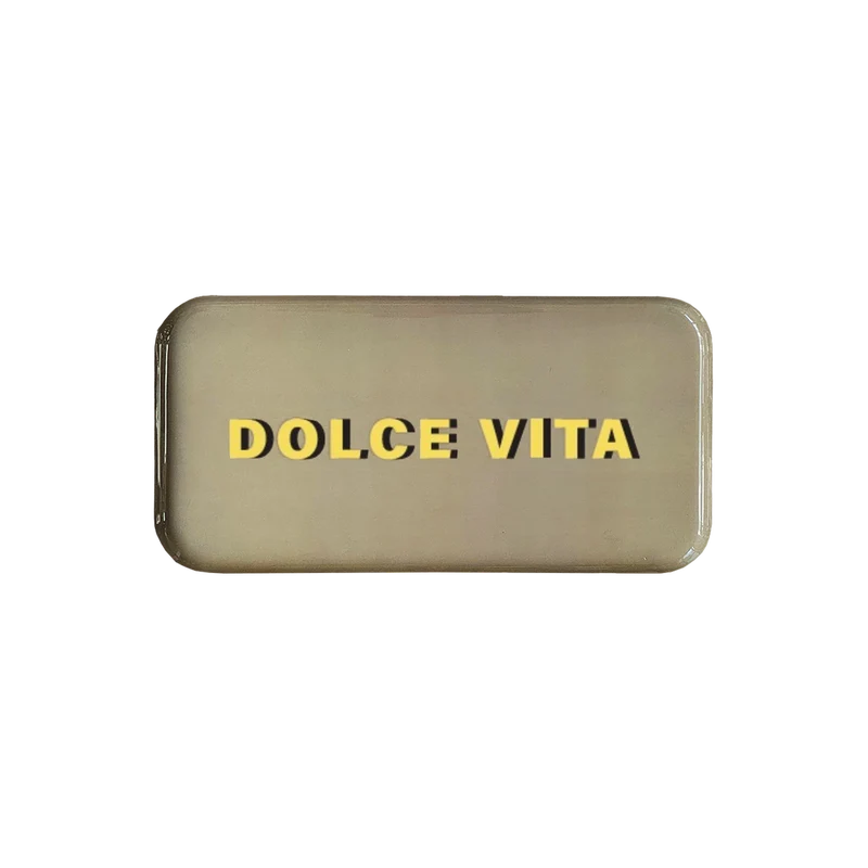 Plateau à message en métal