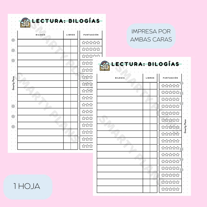 Plantilla Lectura - Bilogías
