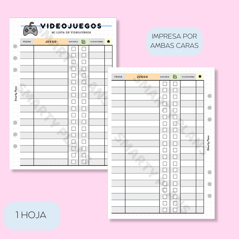 Plantilla Ocio - Videojuegos