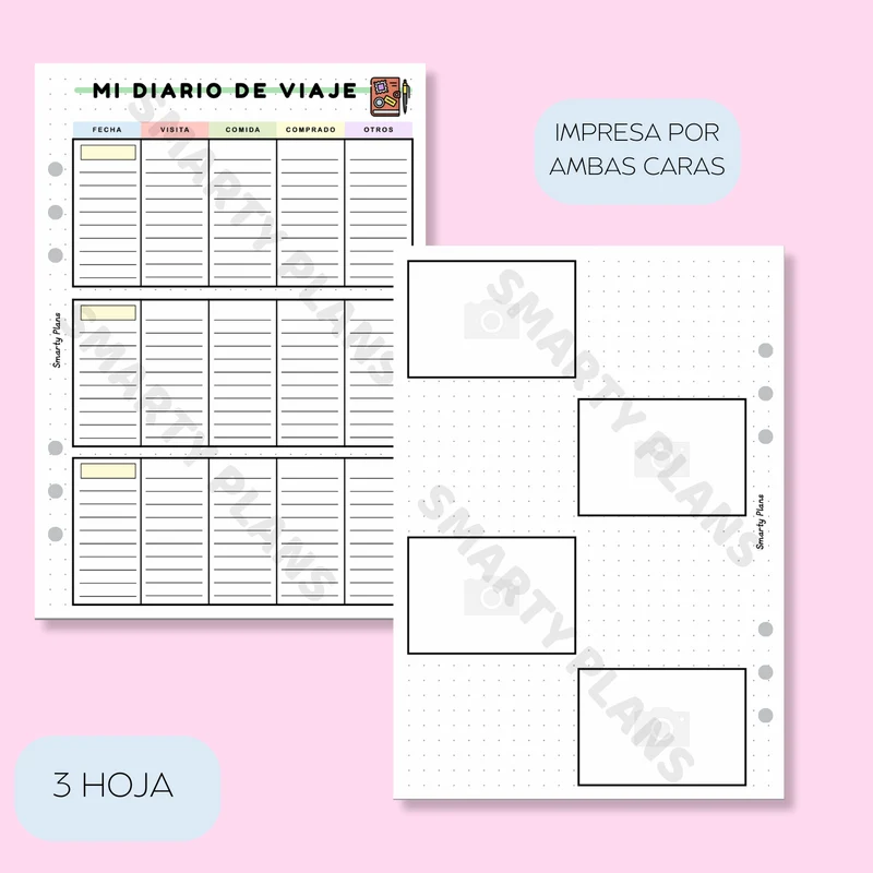 Plantilla Viajes - Diario de Viaje