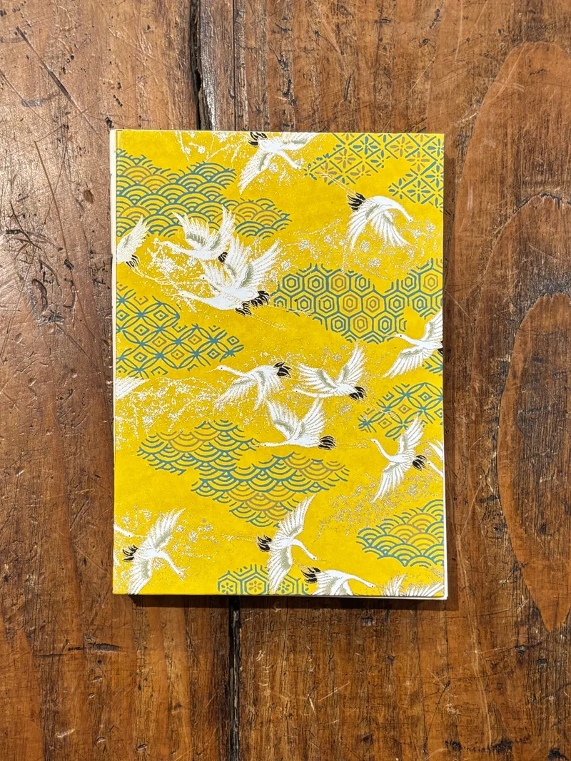 Carnet A5 Grue Jaune - Legatoria La Carta
