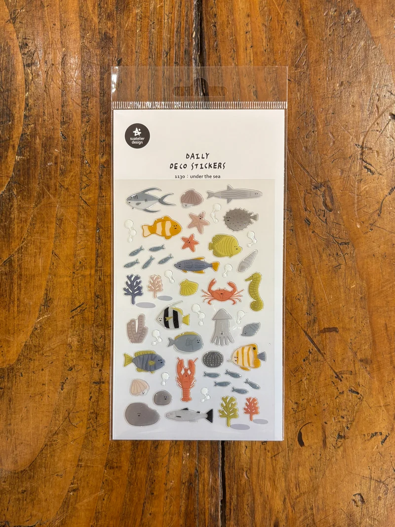 Stickers Under The Sea - Suatelier Design