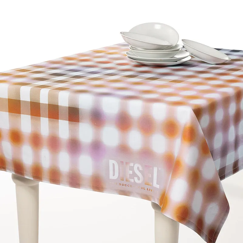 Tovaglia Blurred Checks in Cotone