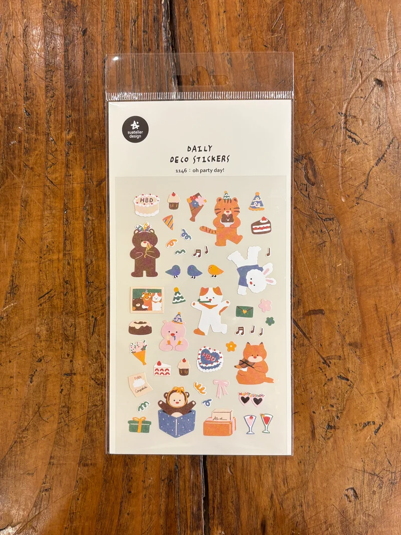 Stickers Oh Party Day ! - Suatelier Design